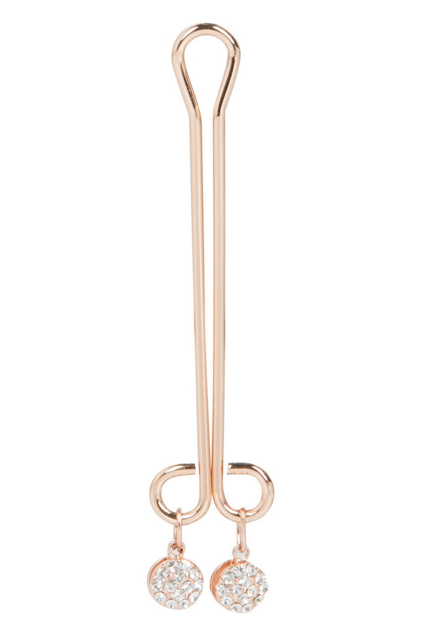 Затискач для статевих губ Entice Crystal Intimate Clip aiw Якість AIW Or250, фото 1