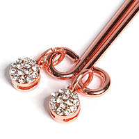 Затискач для статевих губ Entice Crystal Intimate Clip aiw Якість AIW Or250, фото 2