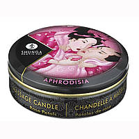 Масажна свічка Shunga Mini Massage Candle Rose Petal із запахом троянди aiw Якість AIW Or936, фото 2