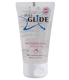 Оральний медичний лубрикант Just Glide Strawberry на водній основі Just Glide 50 мл. Німеччина aiw Якість AIW Or319