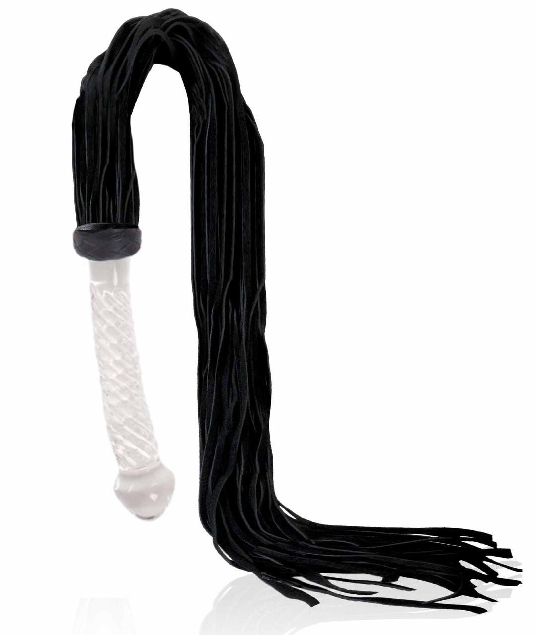 Плетка-фалоїмітатор Bad Kitty Flogger Glass від Orion aiw Якість AIW Or999, фото 1