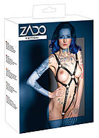 Еротичне шкіряне боді ZADO Fetish Leather Strap Body aiw Якість AIW Or1077, фото 2