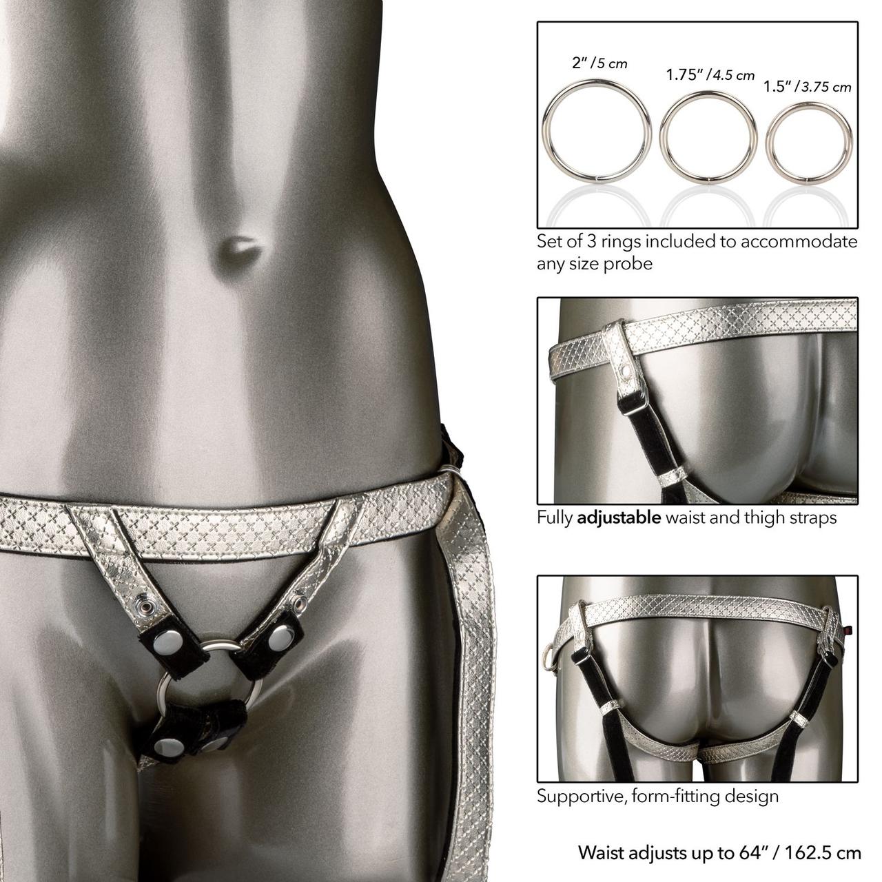 Трусики для страпона California Exotic Her Royal Harness The Regal Duchess aiw Качество AIW Or1248, фото 1