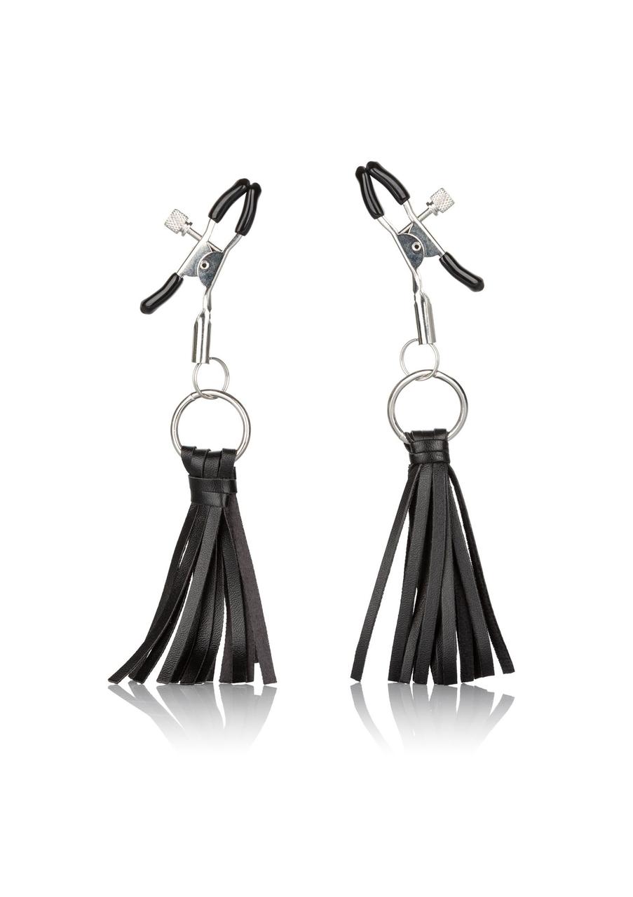 Затискачі для сосків Playful Tassels Nipple Clamps Black aiw Якість AIW Or1251, фото 1