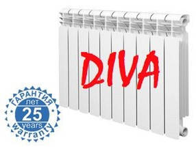 Біметалевий радіатор опалення (батарея) 500x96 Diva