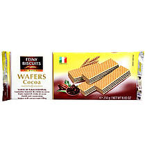 Вафлі Feiny Biscuits Wafers Cocoa 250 г Італія