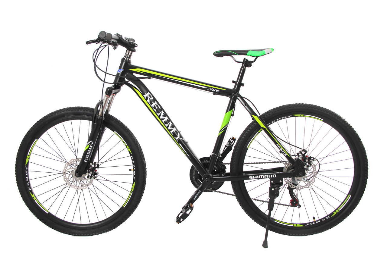 Велосипед 26 Remmy ASTOR 19 AM DD черно-зелений (м)