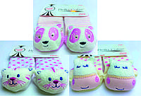 Хлопковые носочки с игрушкой на мыске для детей от рождения до 6 месяцев Ассорти 2