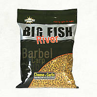 Пеллетс Dynamite Baits Big Fish River Pellets Cheese & Garlic (сыр и чеснок) 1.8кг 4,6,8мм