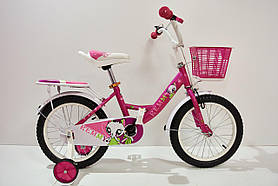 Велосипед 16"- Remmy LUCY рожевий (глянець)