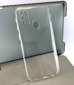 Чохол для Samsung M30s, M307, M21, M215 накладка OU Skid TPU бампер протиударний прозорий