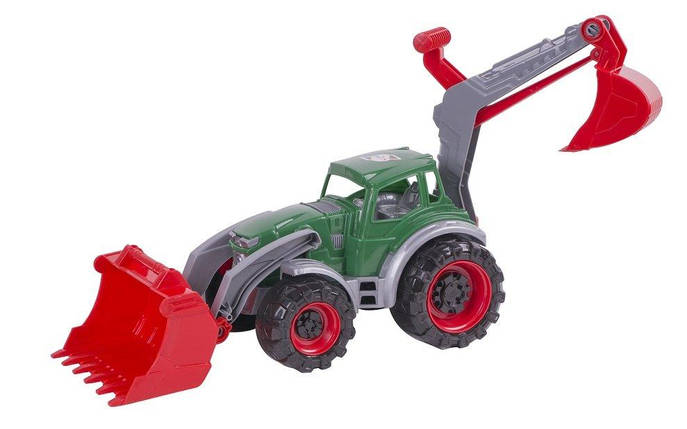 KM322OR Іграшка трактор Texas навантажувач-екскаватор тм Оріон, фото 1