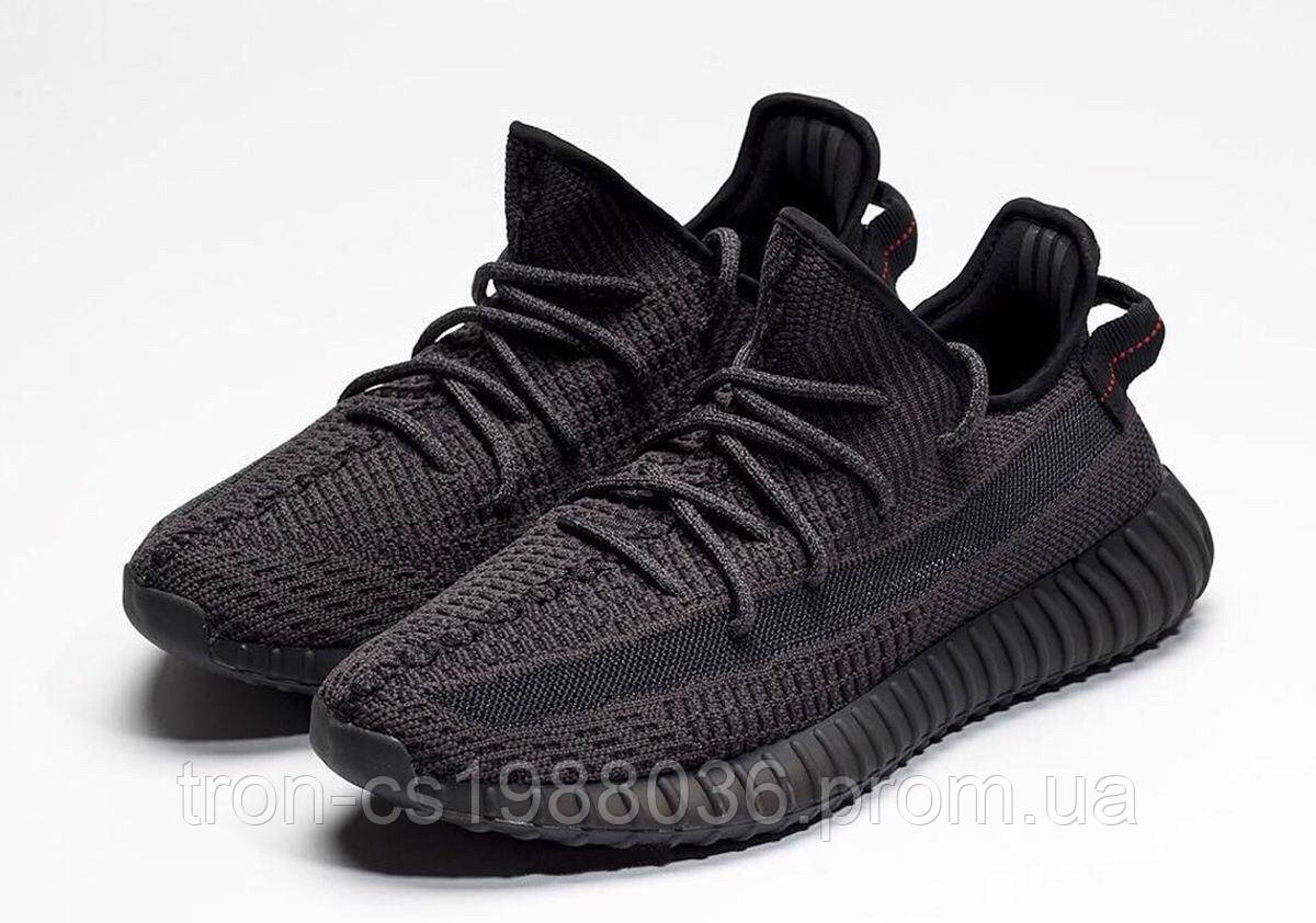 Кросівки Чоловічі Adidas Yeezy Boost 350 v2 Black Non-Reflective"