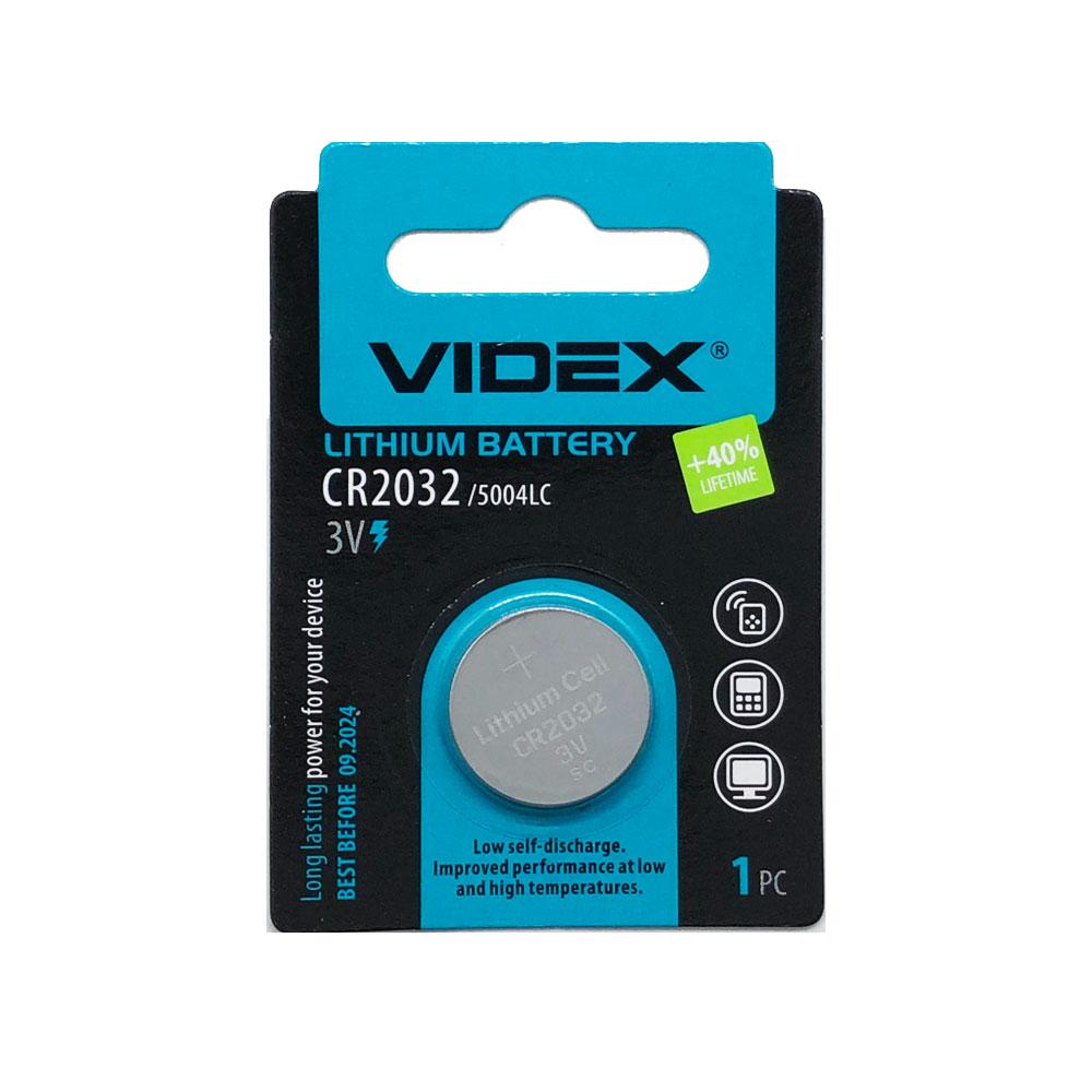 Батарейка CR2032 Videx Lithium (3v)