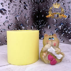 Форма силіконова Закоханий Кошеня 50*40*40 мм.