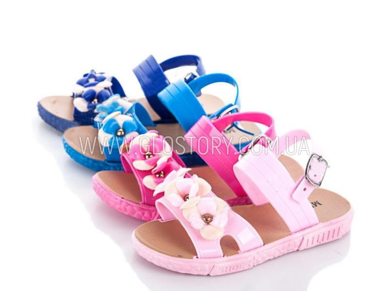 Дитячі силіконові босоніжки для дівчинки, фото 1