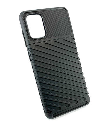 Samsung A71, A715 2020 чохол Thunder TPU накладка на задню панель силіконовий чорний, фото 1