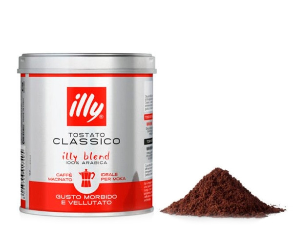 Кава illy Classico Moka мелена 125 грамів у бляшанці, фото 1
