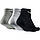 Шкарпетки спортивні Nike Cushion Quarter 3 пари білий-сірий-чорний (SX4703-901), фото 3
