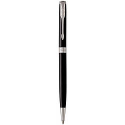 Ручка кулькова Parker SONNET 17 Slim Black Lacquer CT BP 86 131