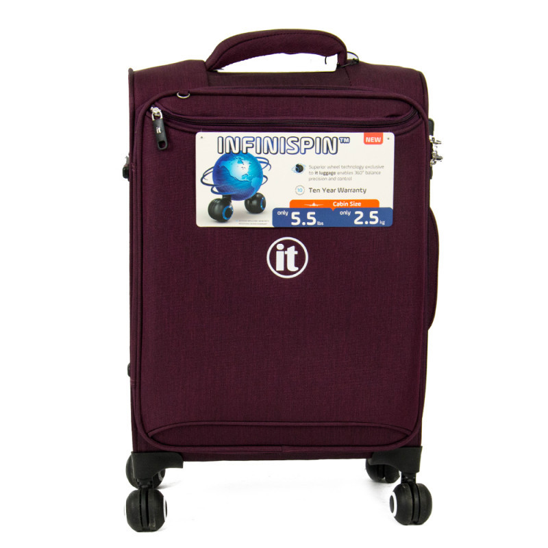 Чемодан IT Luggage PIVOTAL/Two Tone Dark Red S Маленький IT12-2461-08-S-M222 - фото 5 - id-p1196105387