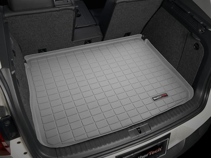 Килими гумові WeatherTech VW Tiguan 2007-2016 в багажник сірий ( з запаскою )