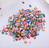 Фімо нарізка Тварини для дизайну нігтів, 100 шт/упак