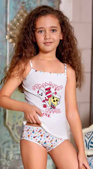 Комплект для дівчинки 5531 майка + трусики Berrak, фото 1