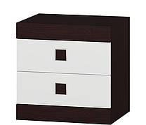 Тумба приліжкова Соната Венге + білий