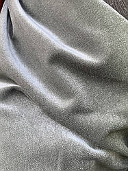Меблева тканина вельвет люх сірий