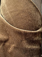 Мебельная ткань вельвет люх коричневый