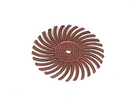 Дискові щітки Ø25 з радіальної щетиною Бордові #220