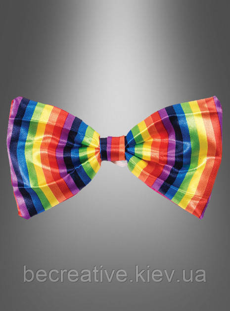 Різнобарвна краватка-метелик для костюмів клоунів
