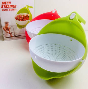 Друшляк універсальний пластиковий MESH STRAINER 2в1 ART-00090 (63 шт./ясть)