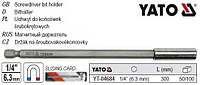 Адаптер тримач біт YATO магніт HEX 1/4" 300 мм YT-04684