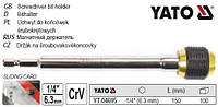 Адаптер тримач біт YATO Польща магніт HEX 1/4" 150 мм YT-04695