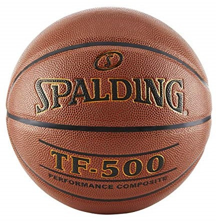 М'яч баскетбольний Spalding TF-500 Indoor/Outdoor розмір 7 композитна шкіра для вулиці-зали коричневий