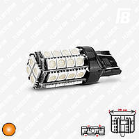 Лампа LED цоколь 7443 (T20, W21/5W), 12 В, SMD 5050*36 (оранжевый)