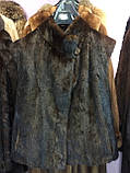 Гарний норковий жилет 44 М розмір натуральна норка цільна норка в розстрочку 0%, фото 4