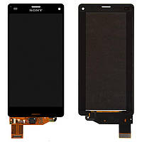 Дисплей для Sony Xperia Z3 Compact Mini D5803, D5833, модуль в зборі (екран і сенсор), оригінал Чорний