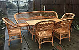 4 крісла та диван 2,4 м. "Ворожні" зі столом 2х1 м., фото 3