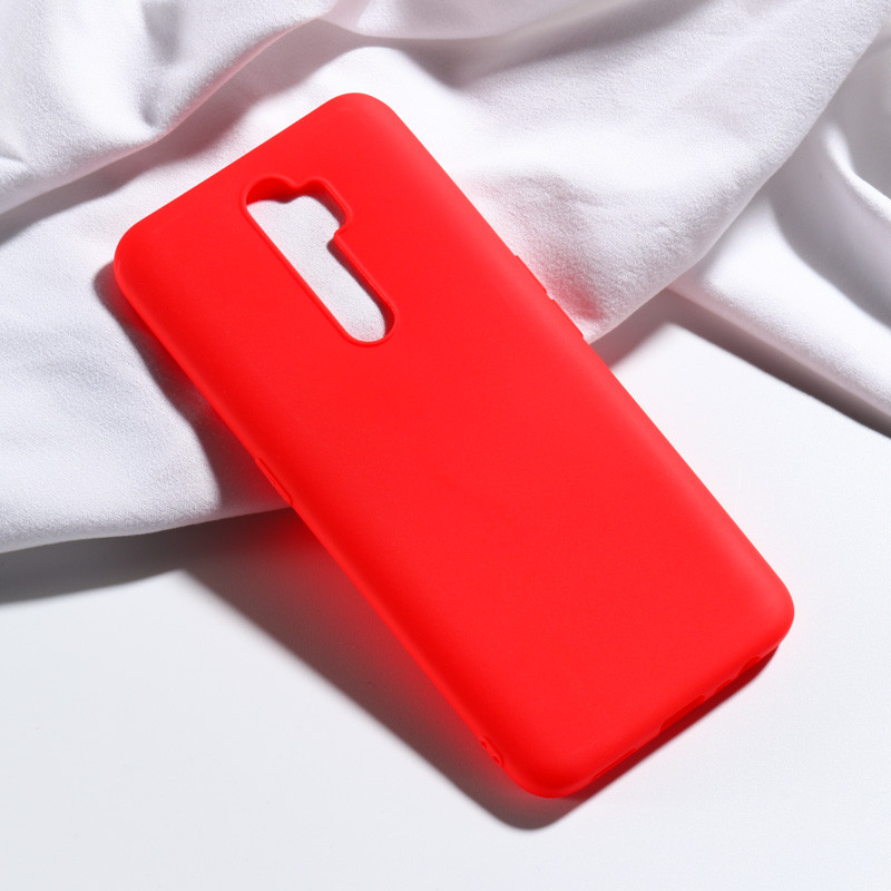 Чехол Soft Touch для Xiaomi Redmi 9 силикон бампер красный