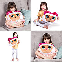 Плюшевая подушка ЛОЛ Soft Plush Pillow LOL Surprise