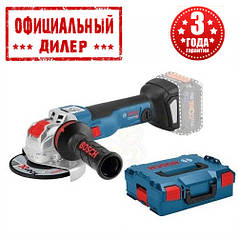 Акумуляторна кутова шліфмашина Bosch GWS 18 V-10 C (L-Boxx) (18В, 125мм)