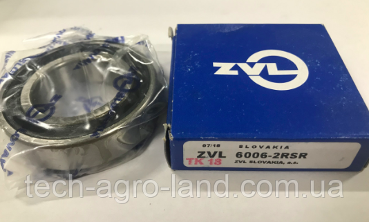 Підшипник 6006-2RS прес-підбірника Sipma Z-224 Словаччина