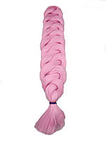 Канекалон XR Hair однотонний Рожевый XR-214 | 105см/165г.