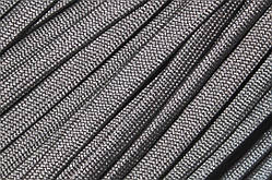 Шнур щільний плоский чехол 7мм чорний моток 100м