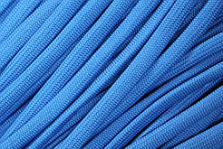 Шнур щільний плоский чехол 7мм волошка моток 100м