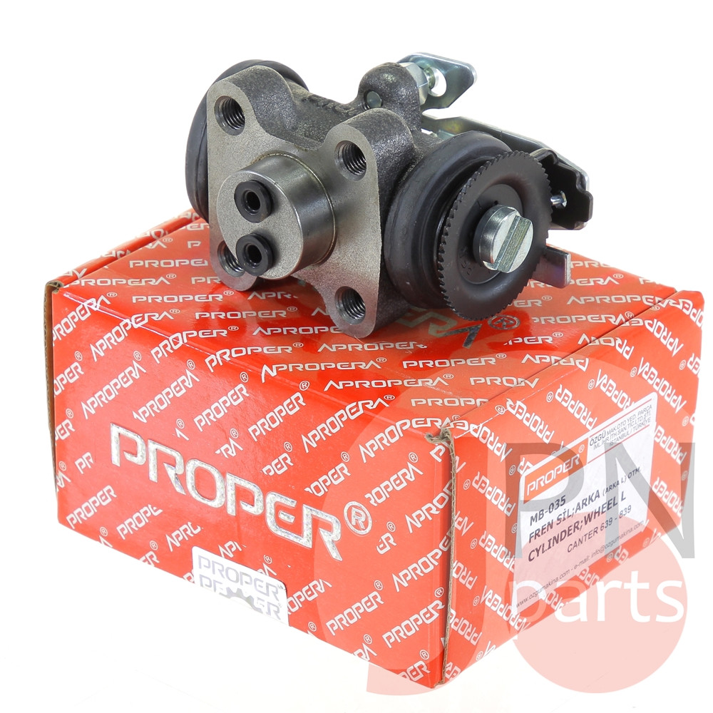 Циліндр гальмівний задній CANTER 431/444/531/639/839 (Левий Без прокачування) PROPER, фото 1