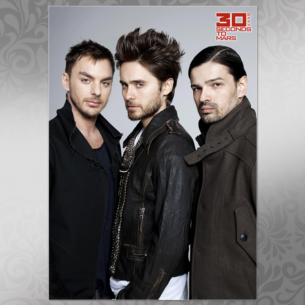 Плакат А3 Рок 30 Seconds To Mars 03